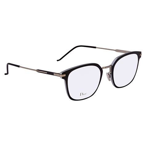 dior homme ai 13.9o|DIOR Matte Silver Mens Square Eyeglasses AL13.9O0T51.